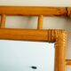 Bamboo mirror, openwork, vintage