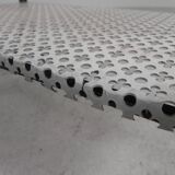 Vintage sculptural steel, (Mategot style) side table, 1950s