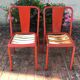 Paire de chaises Tolix model T4 par Xavier Pauchard