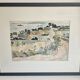 Tableau - Watercolour Landscape Brittany - Breton village - Signed André Jean Co