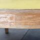 Table basse moderne en linoléum jaune du milieu du siècle par Alva Aalto pour Artek, Finlande, années 1960