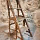 Antique French Oak Ladder Library Chair – Metamorphic Stepladder Chair