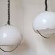Set of Two Midcentury Pendants Meblo, Harvey Guzzini, Italy, 1970s