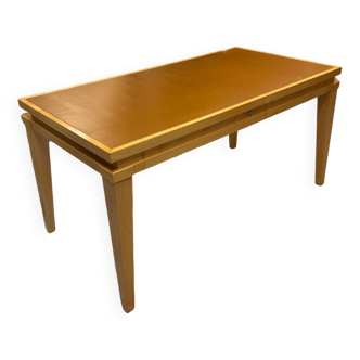 Flat desk from a French institution stamped Philippe Hurel