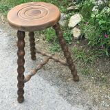Vintage tripod stool
