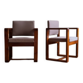 Paire de fauteuils dans le style d'André Sornay