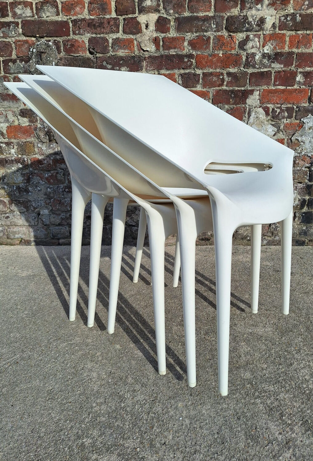 3 Kartell armchairs, model Dr.YES design Philippe Starck & Eugeni Qu