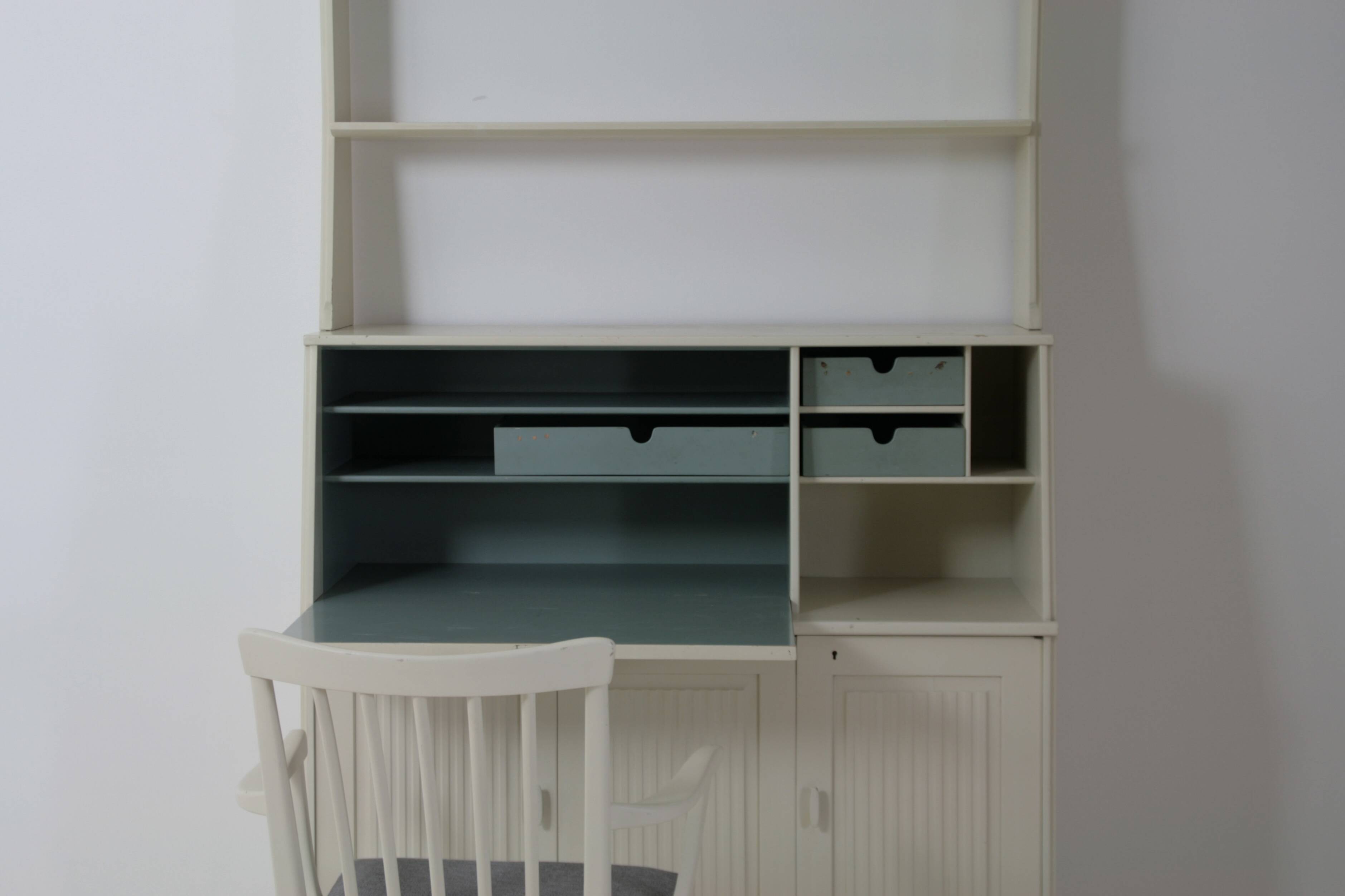 Library Secretary with its “Vardags” armchair by Carl Malmsten, Sweden 1960s