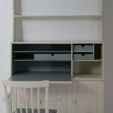 Library Secretary with its “Vardags” armchair by Carl Malmsten, Sweden 1960s