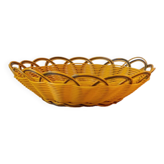 Scoubidous fruit bowl 60s