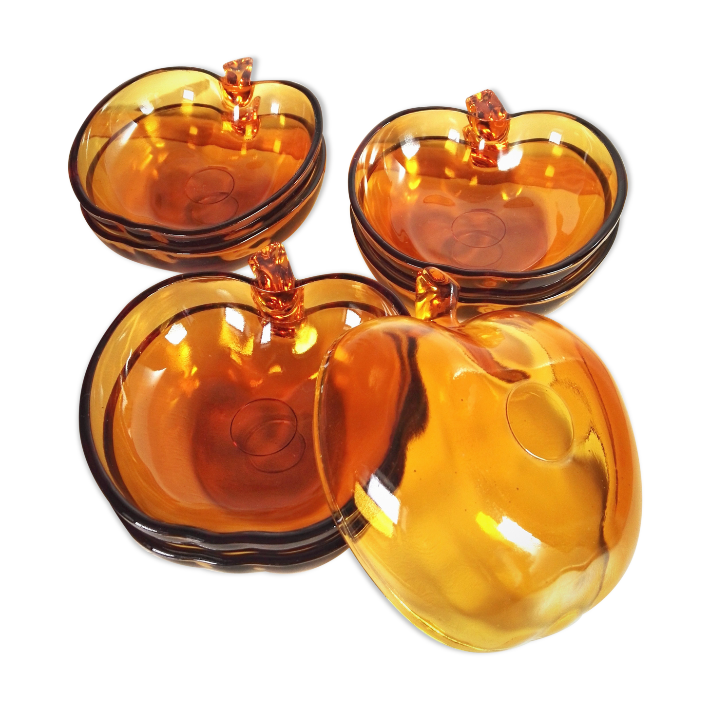 7 ramekins apple 70s