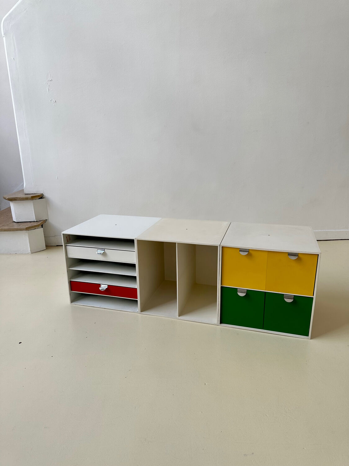 Set of 3 storage cubes Palaset by Ristomatti Ratia for Treston, 1970