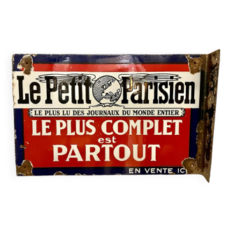 Plaque Émaillée « Le Petit Parisien »