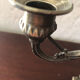 Old patinated chandelier