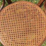 Chaises de bistrot cannage artisanal