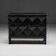 Brutalist De Coene Cabinet in Stained Oak, Belgium, 1970s