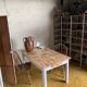 Farm table raw top