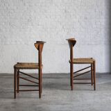 Ensemble de 2 chaises d'appoint par Peter Hvidt & Orla Molgaard