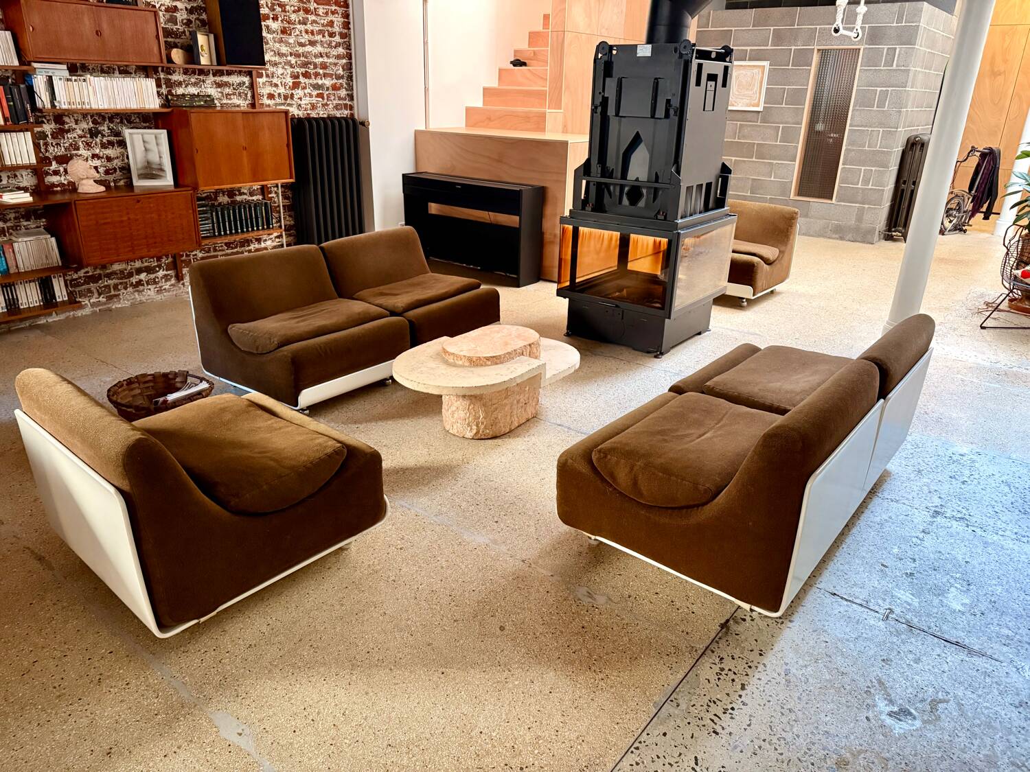 Fauteuil /canape cor Orbis luigi colani vintage années 70