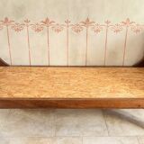 Empire style daybed (19th century) + new mattress (sleeping area 180x73cm), walnut chaise longue