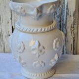 Émile Tessier white ceramic pitcher