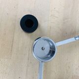 Constella modular candle holder design Klong Schildt chrome