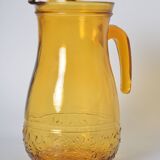 Italian amber carafe
