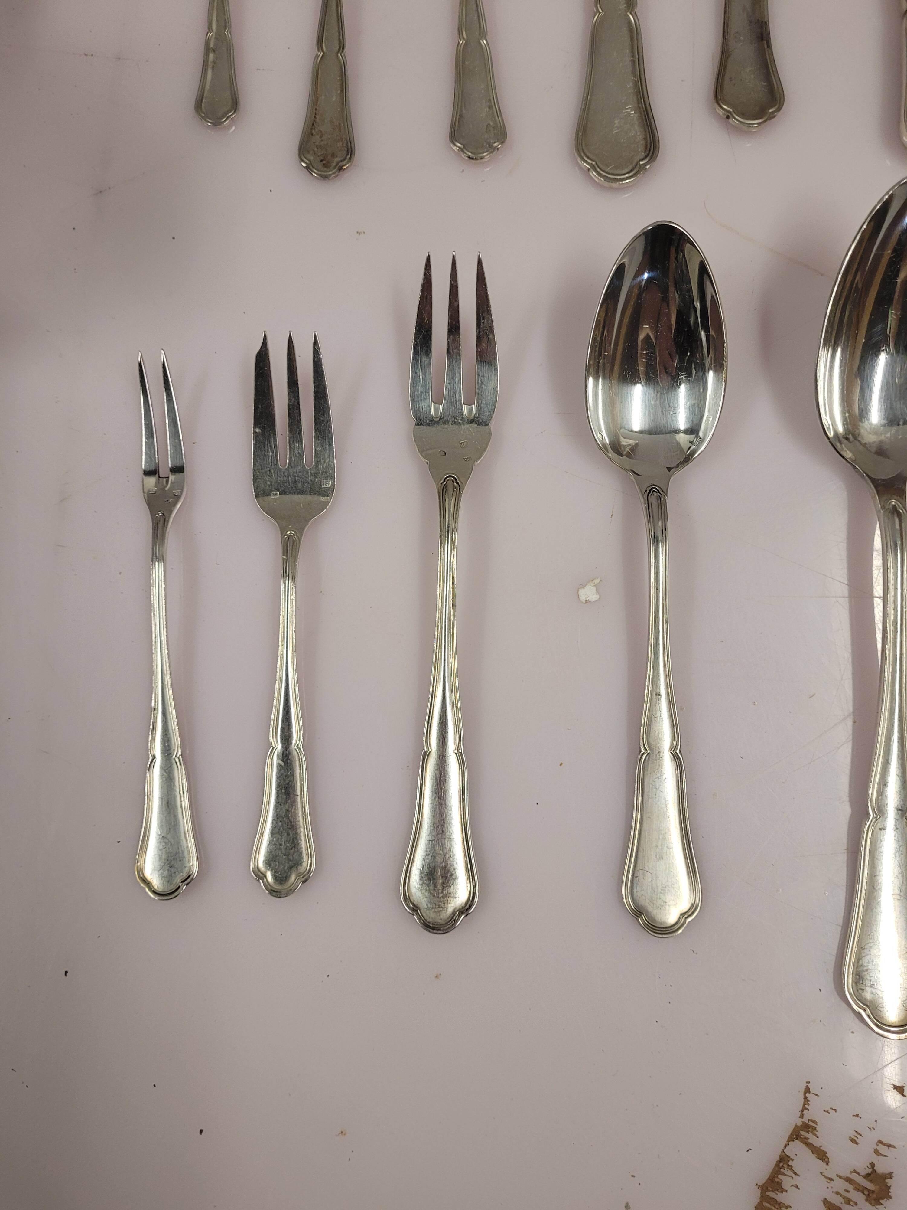 Cutlery set 170 pieces in chrome metal Goldsmith Chrysalia