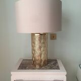 Lampe à poser soie véritable