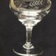 Set de 5 coupes à champagne  vintage en verre meulé