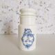 Set of 6 apothecary pots in white opaline 70s