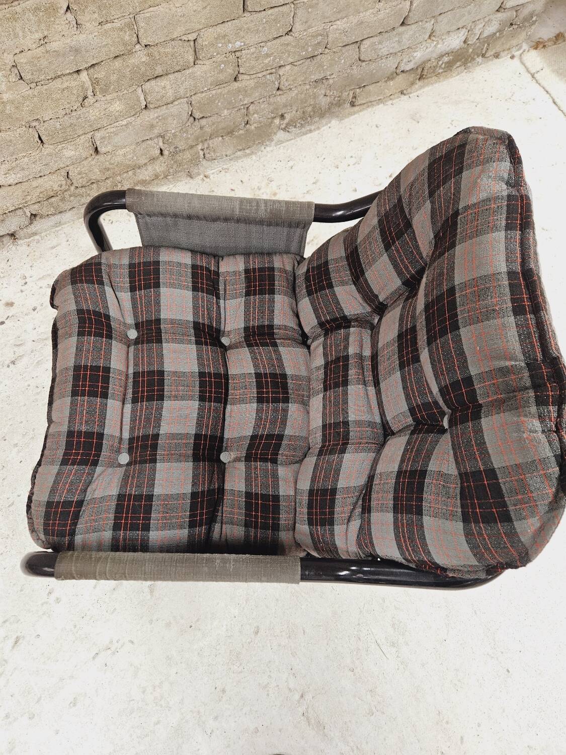 Vintage tubular armchair
