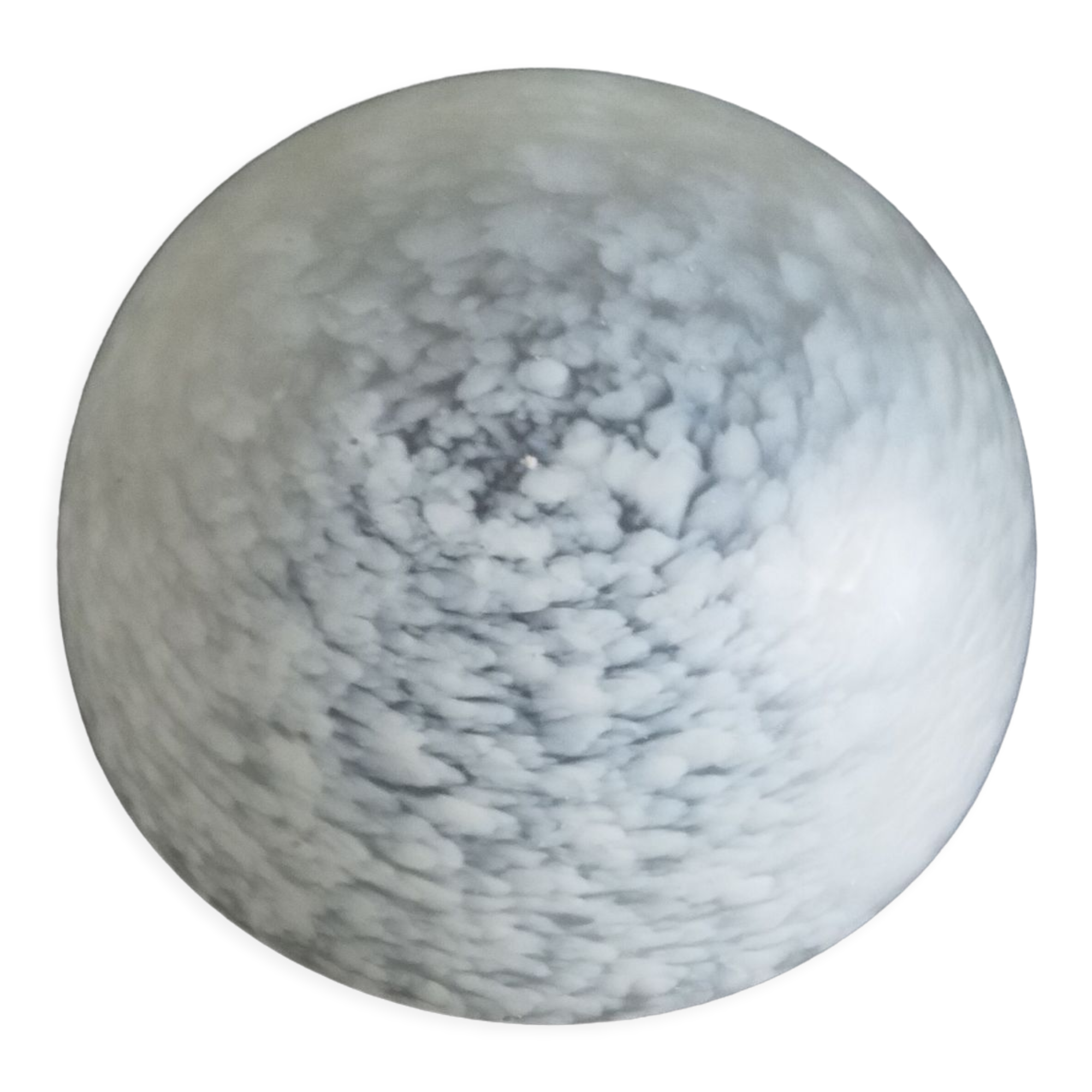 Vintage Clichy glass ceiling light