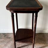 Dark wood side table