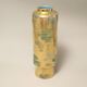 Italian gilded ceramic scroll vase circa 1960
