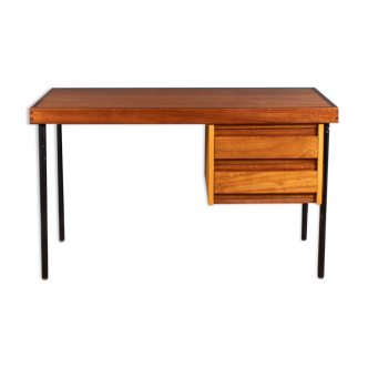 Retro British 1960s Mid Century Vintage School Desk