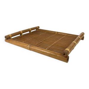 Plateau en bambou avec