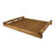 Bamboo tray with handle, 1960s/70s