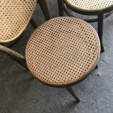 Dining Chairs in Wood Cane, Germany, 1960s, Set of 6