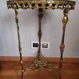Bronze corner console