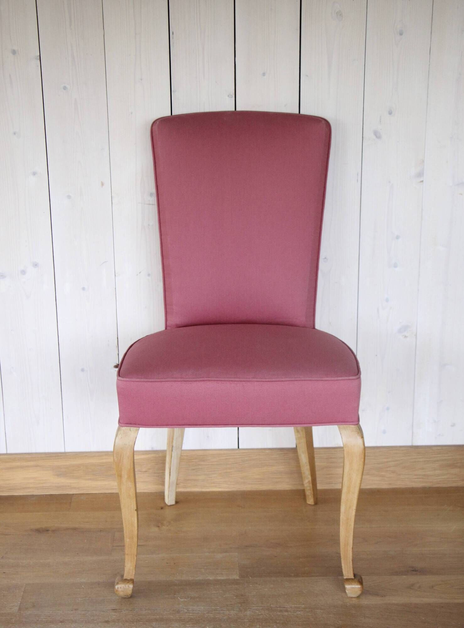 Upholstered chair in Scandinavian style