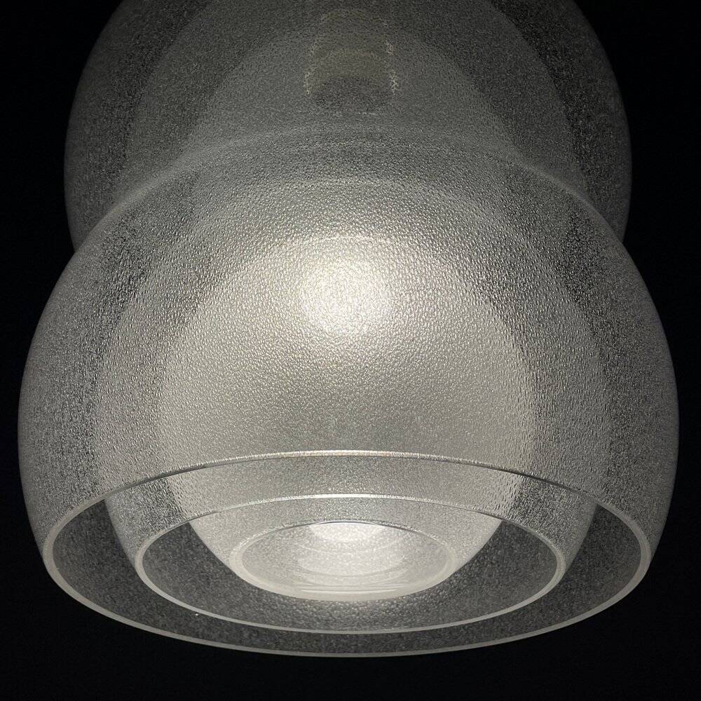 Suspended Murano lamp attributed to Mazzega, Italy, 1960s.
