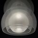 Suspended Murano lamp attributed to Mazzega, Italy, 1960s.