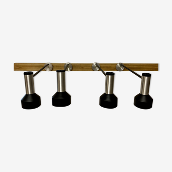 Ensemble de 4 grandes appliques 65 cm design 1950.