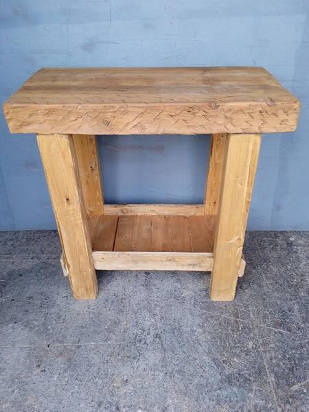 Workbench 90cm old solid wood