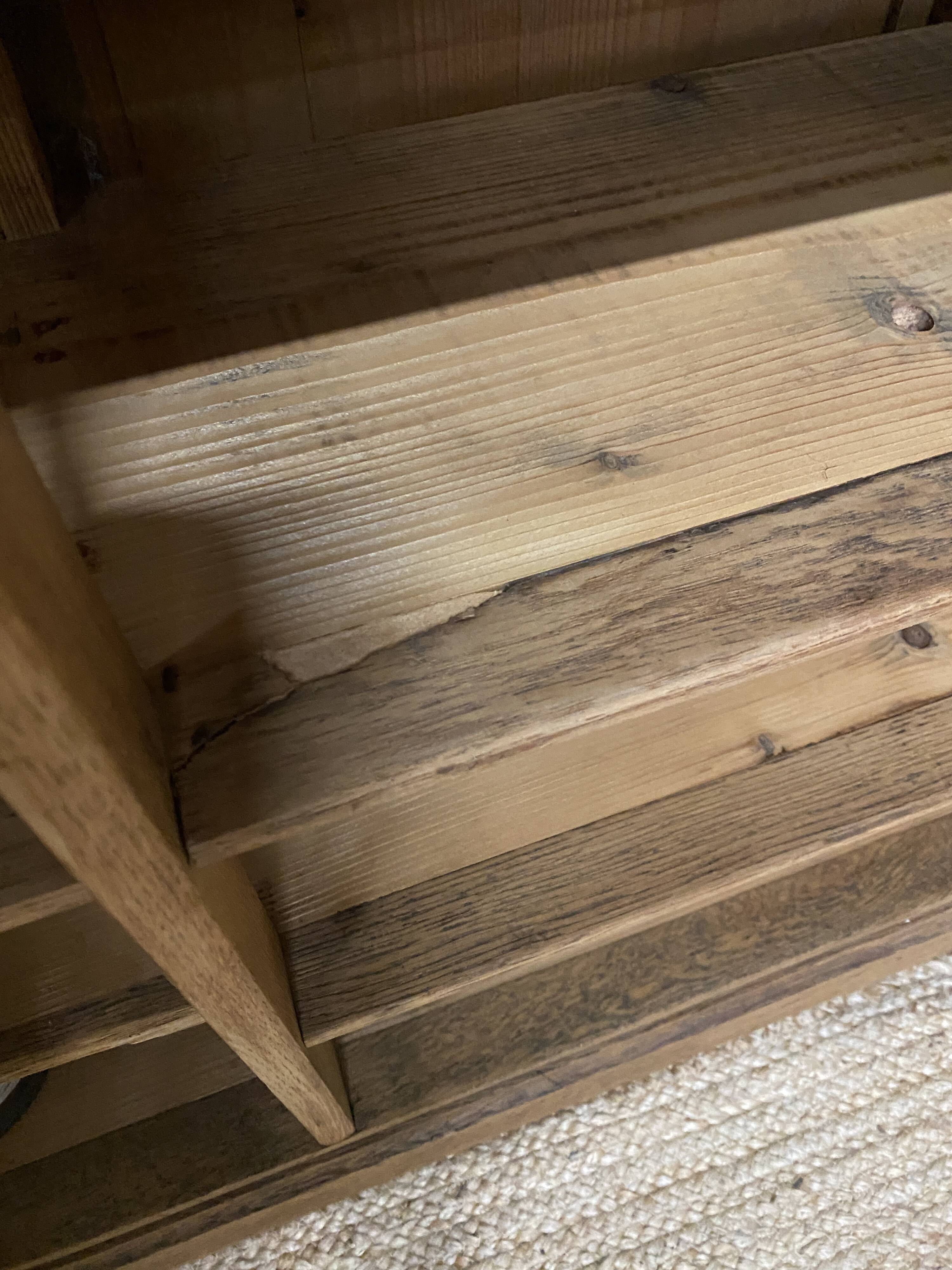 Sideboard - trade furniture, renovated cardboard box maker