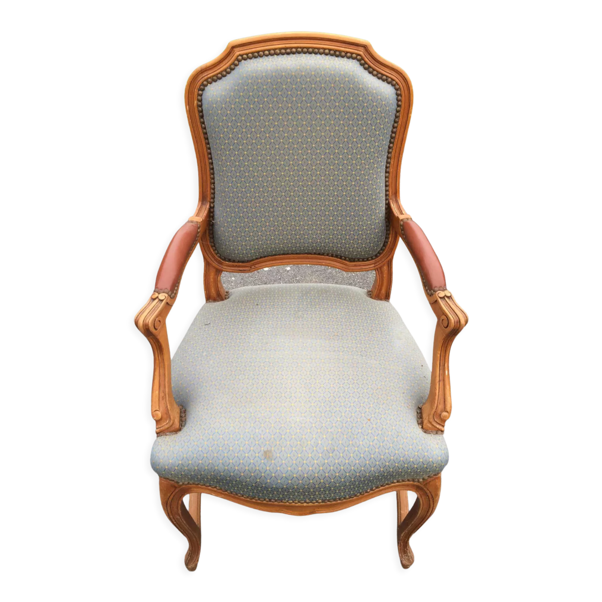 Louis XV convertible armchair