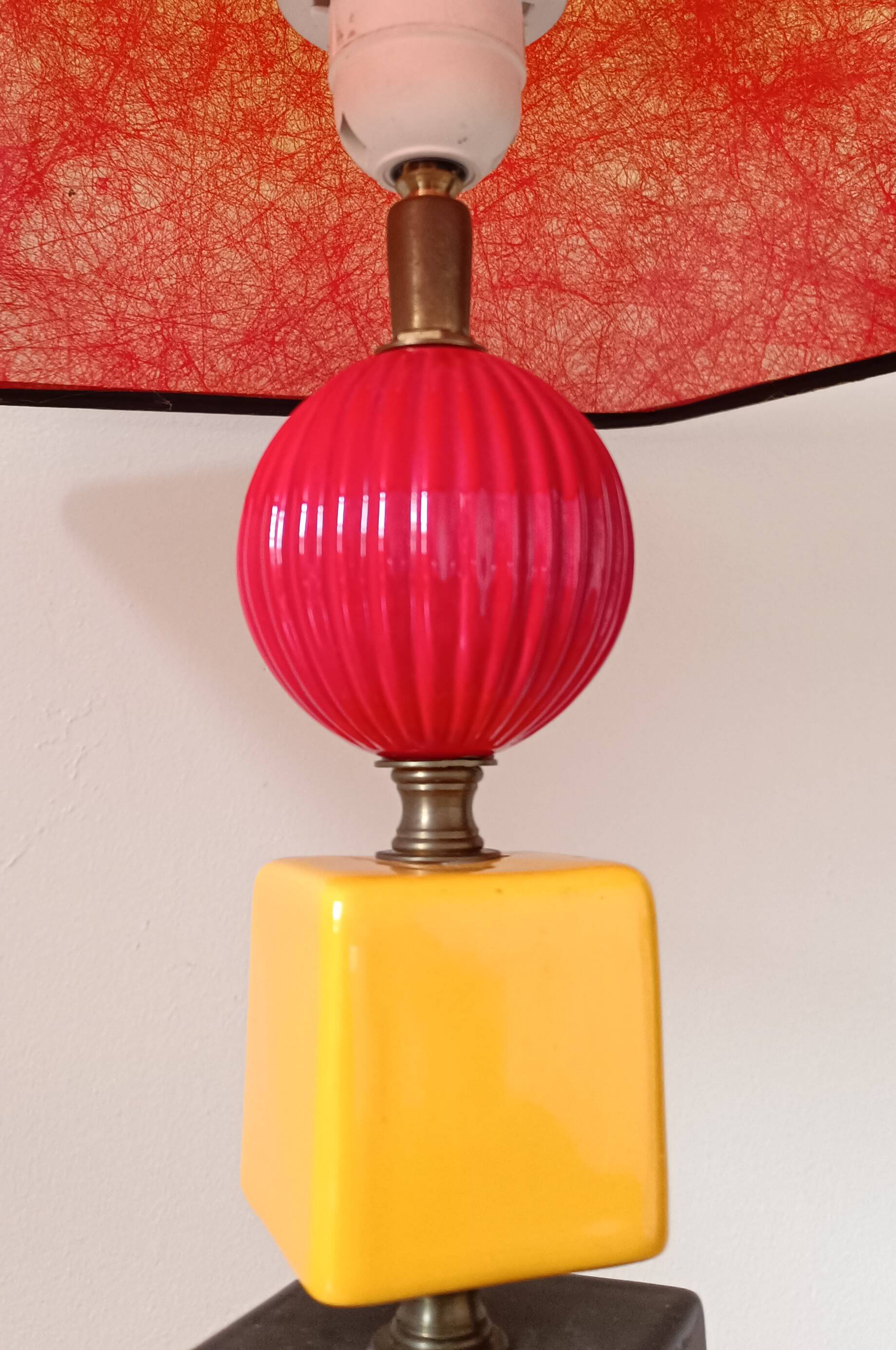 Vintage 80s colorful lamp