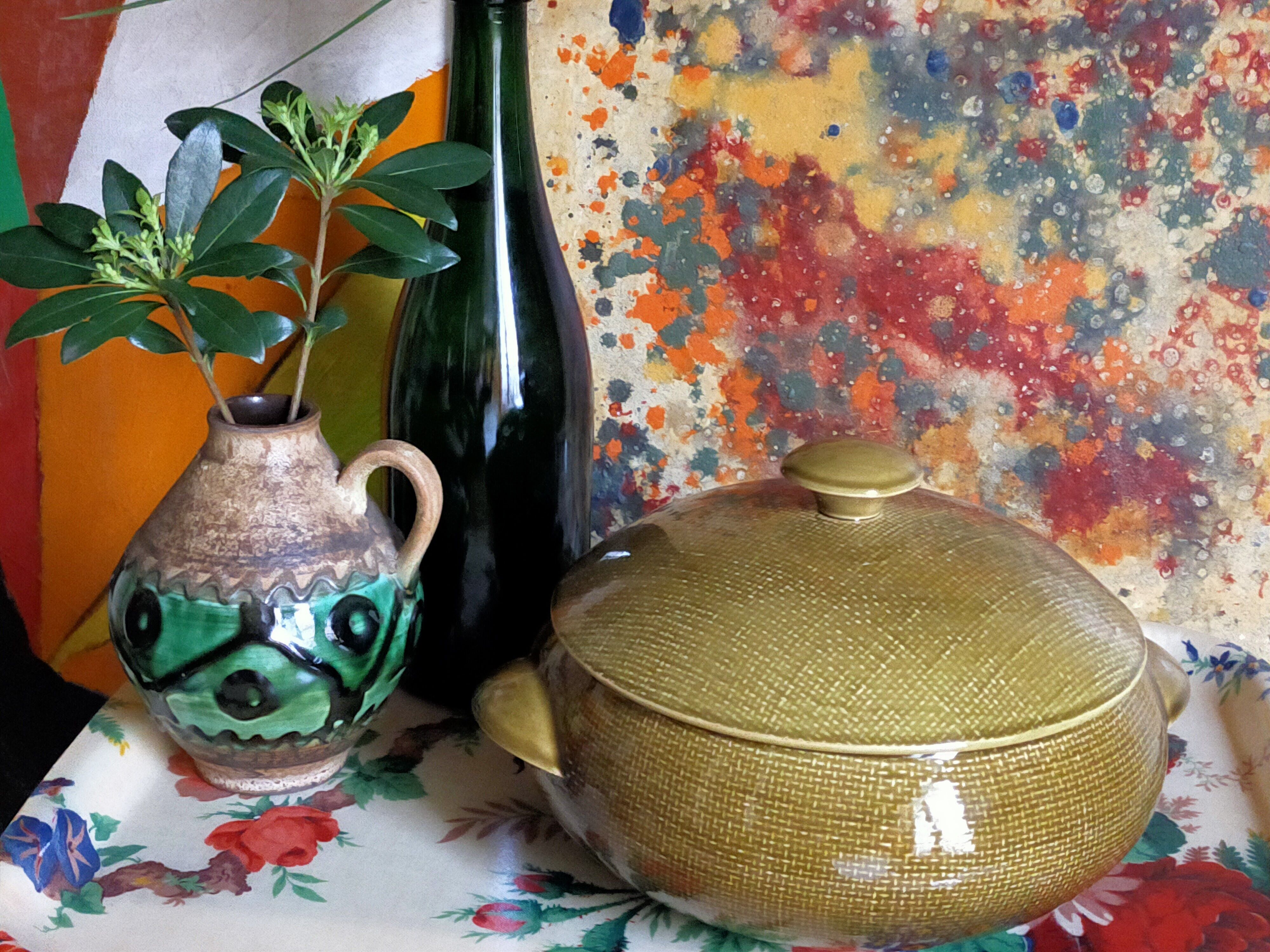 Soupière de Salins service "Miramar" 50s