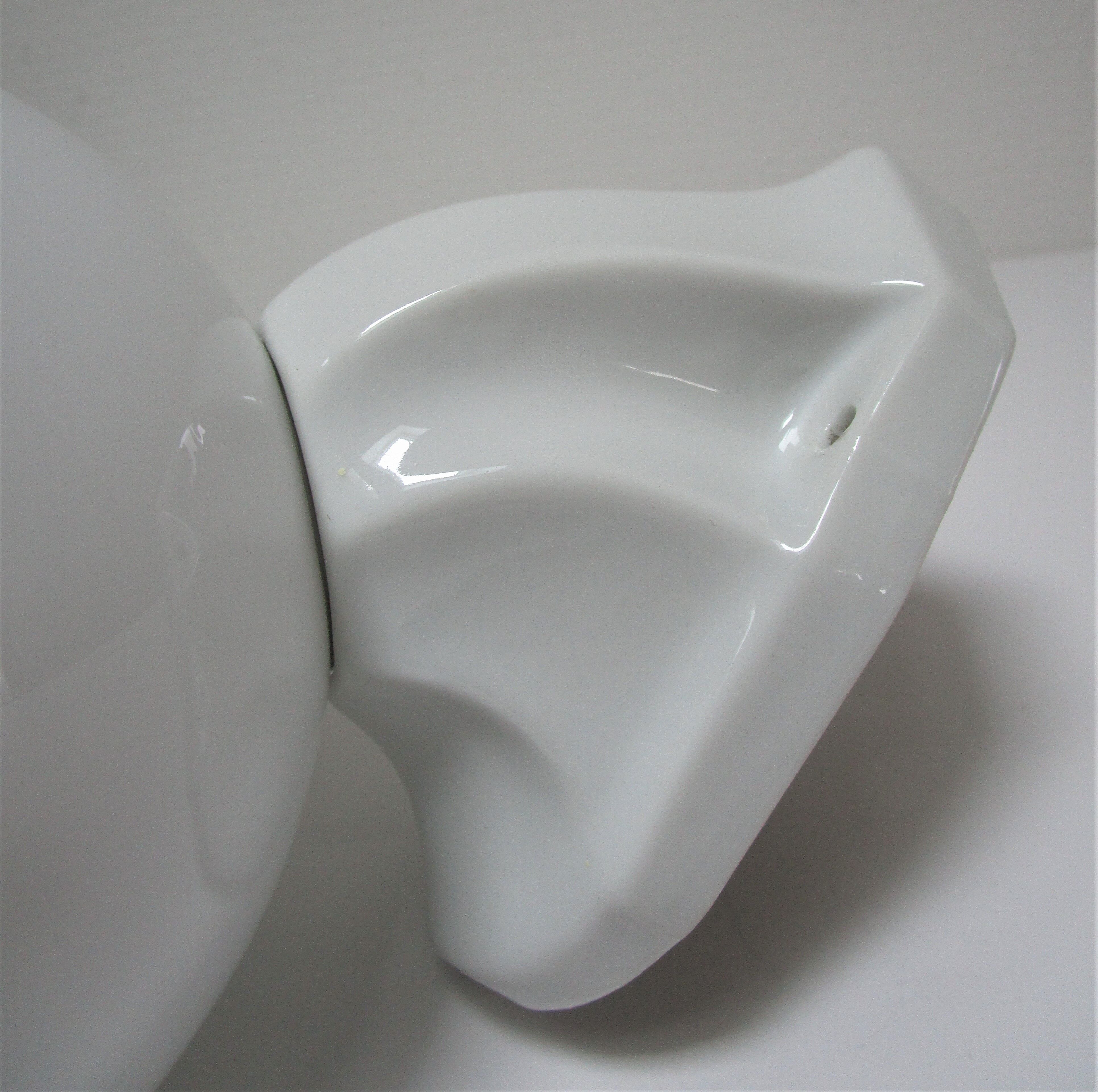 Vintage opaline porcelain wall lamp art deco style